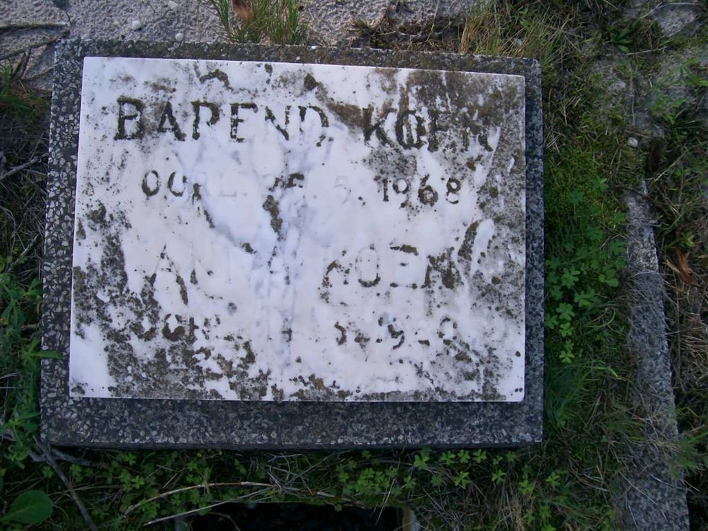 KOEN Barend -1968 :: KOEN ? -1980