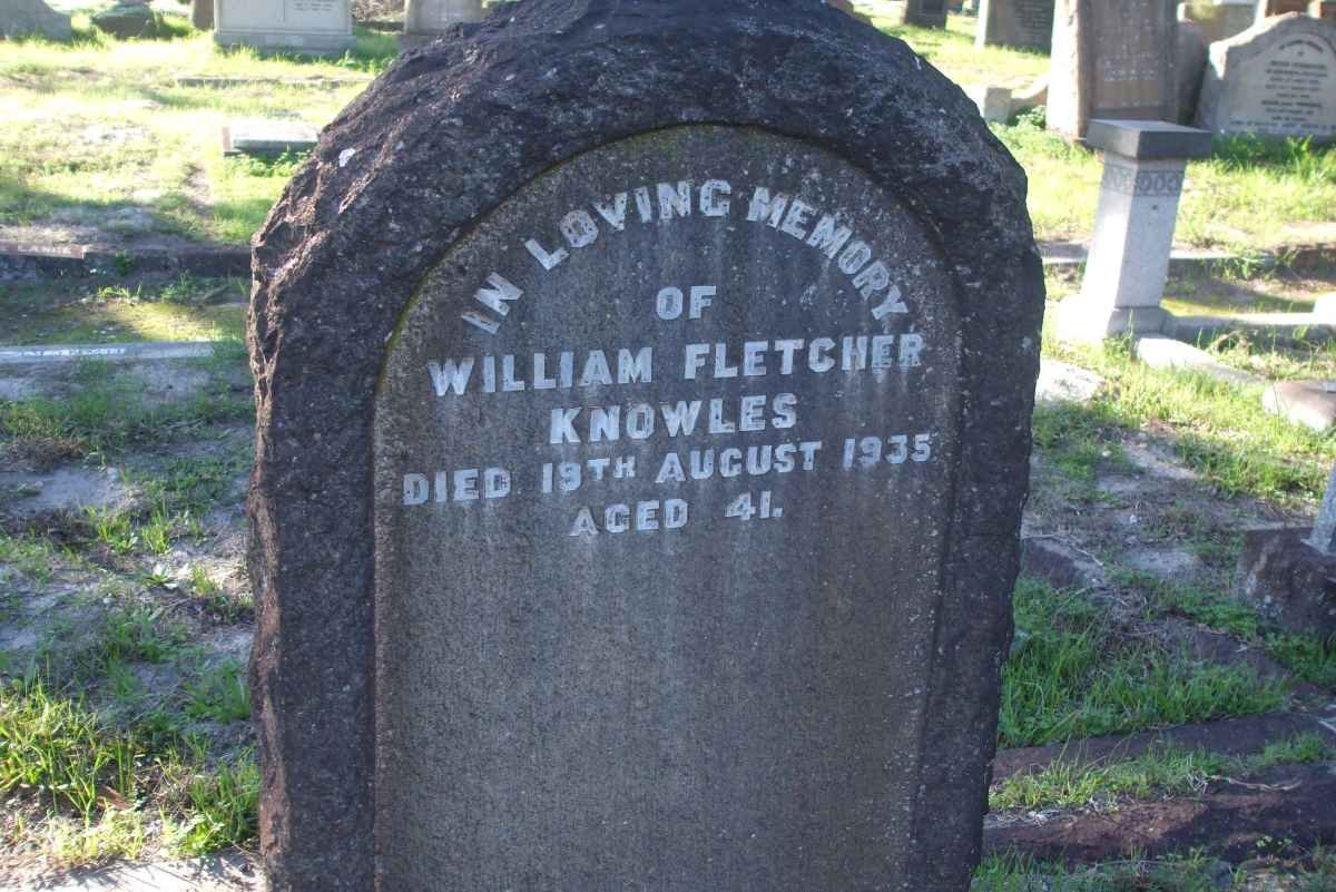 KNOWLES William Fletcher  -1935