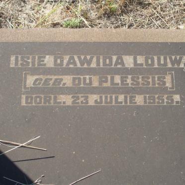 LOUW Isie Dawida nee DU PLESSIS −1955