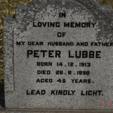 LUBBE Peter 1913-1959