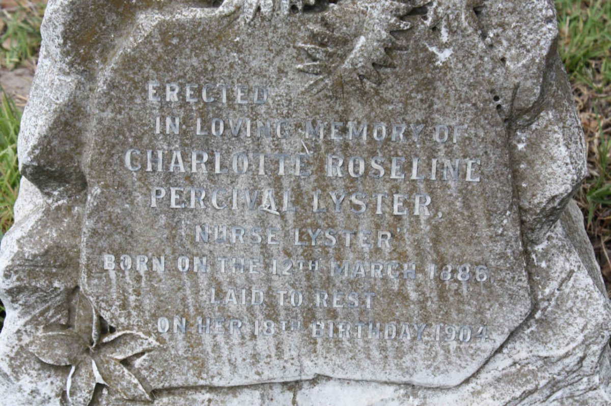 LYSTER Charlotte Roseline Percival 1886-1904