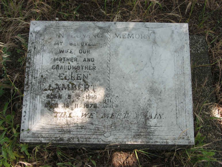 LAMBERT Ellen 1919-1978