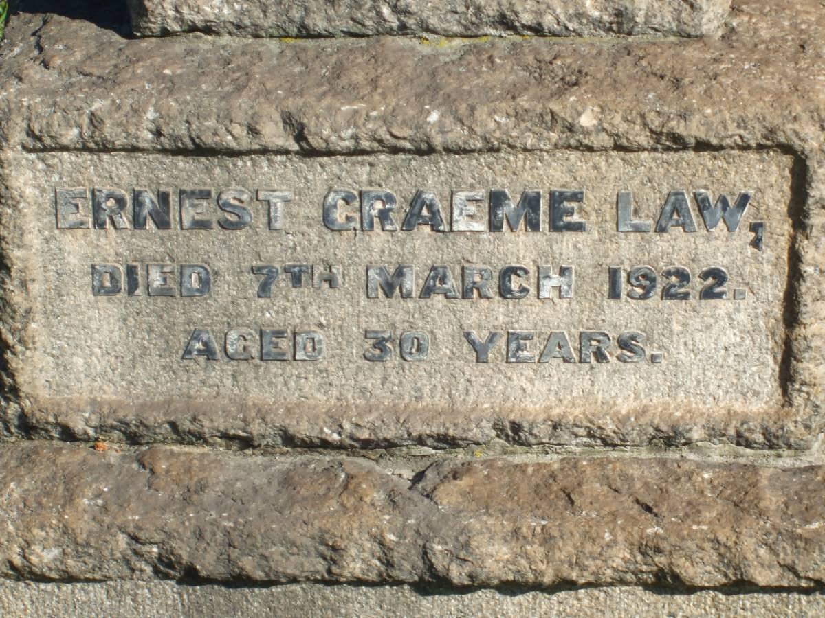LAW Ernest Graeme -1922