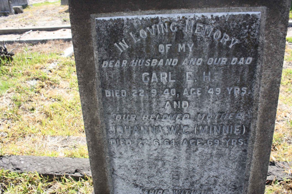 LANGMANN Carl E.H. -??40 &amp; Johanna W.C. -??4