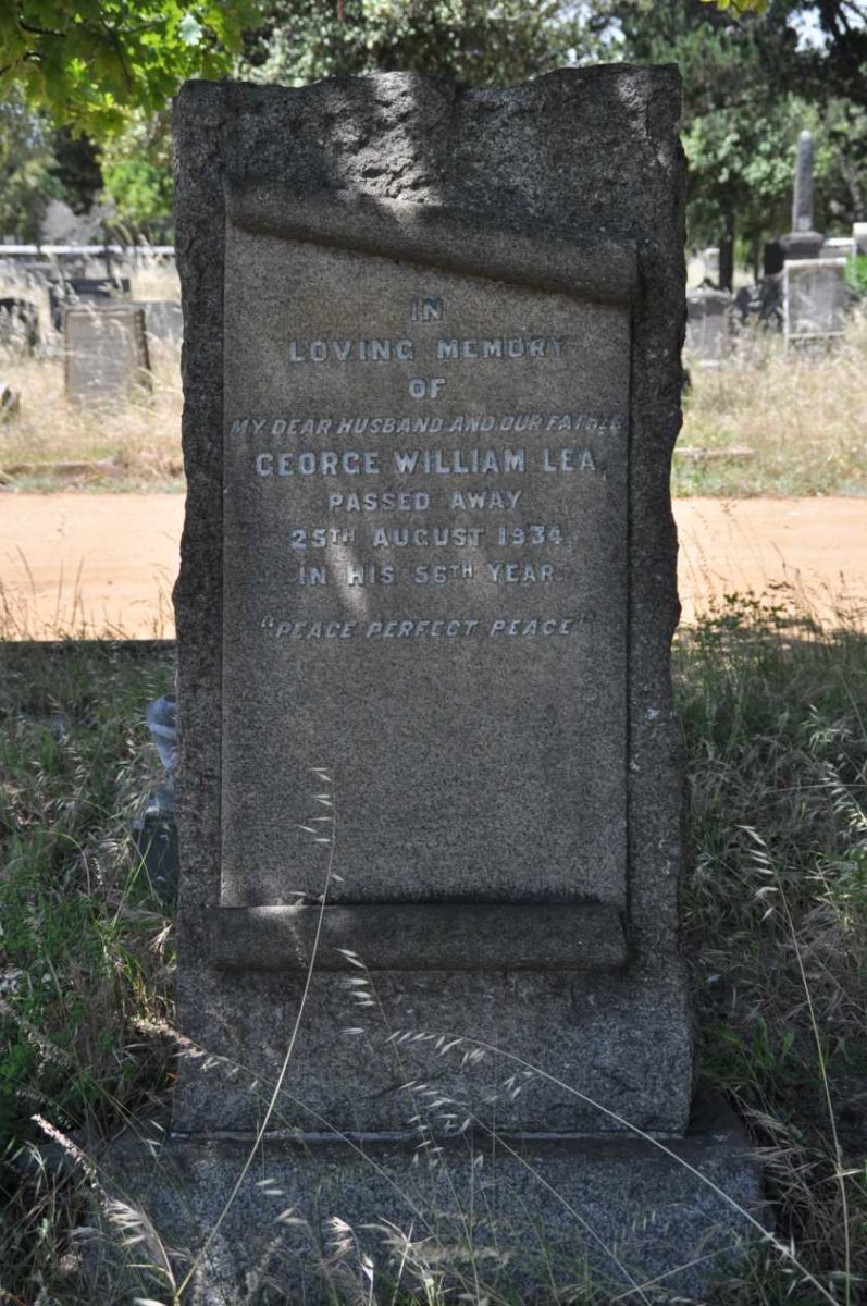 LEA George William -1934