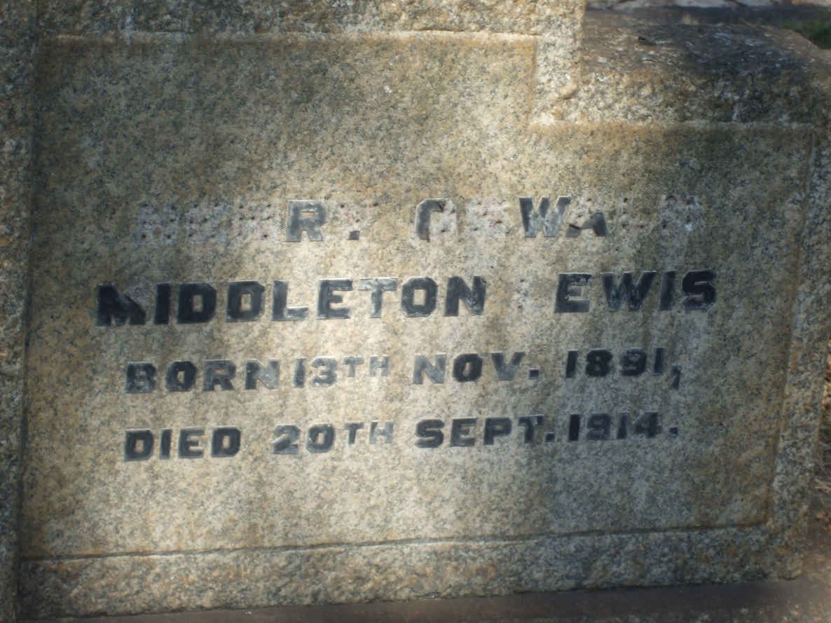 LEWIS  ?? Middleton 1891-1914