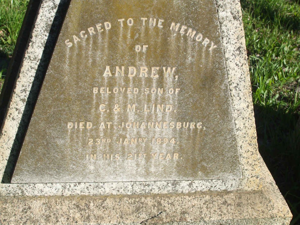 LIND Andrew  -1894 