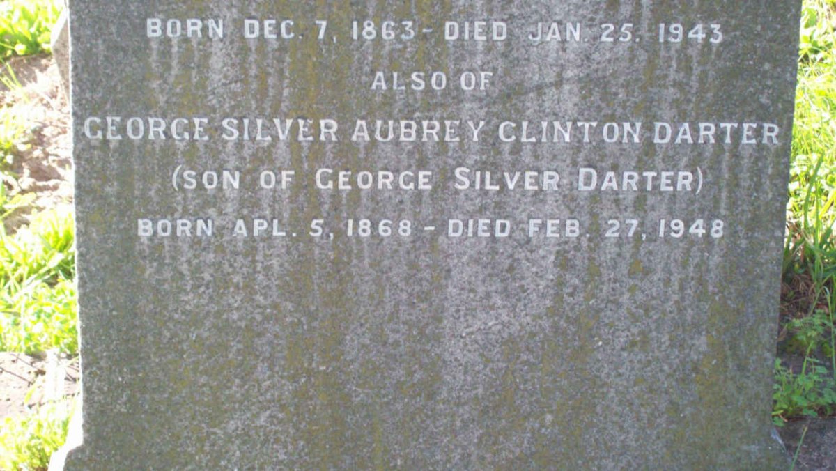 DARTER George Silver Aubrey Clinton 1868-1948