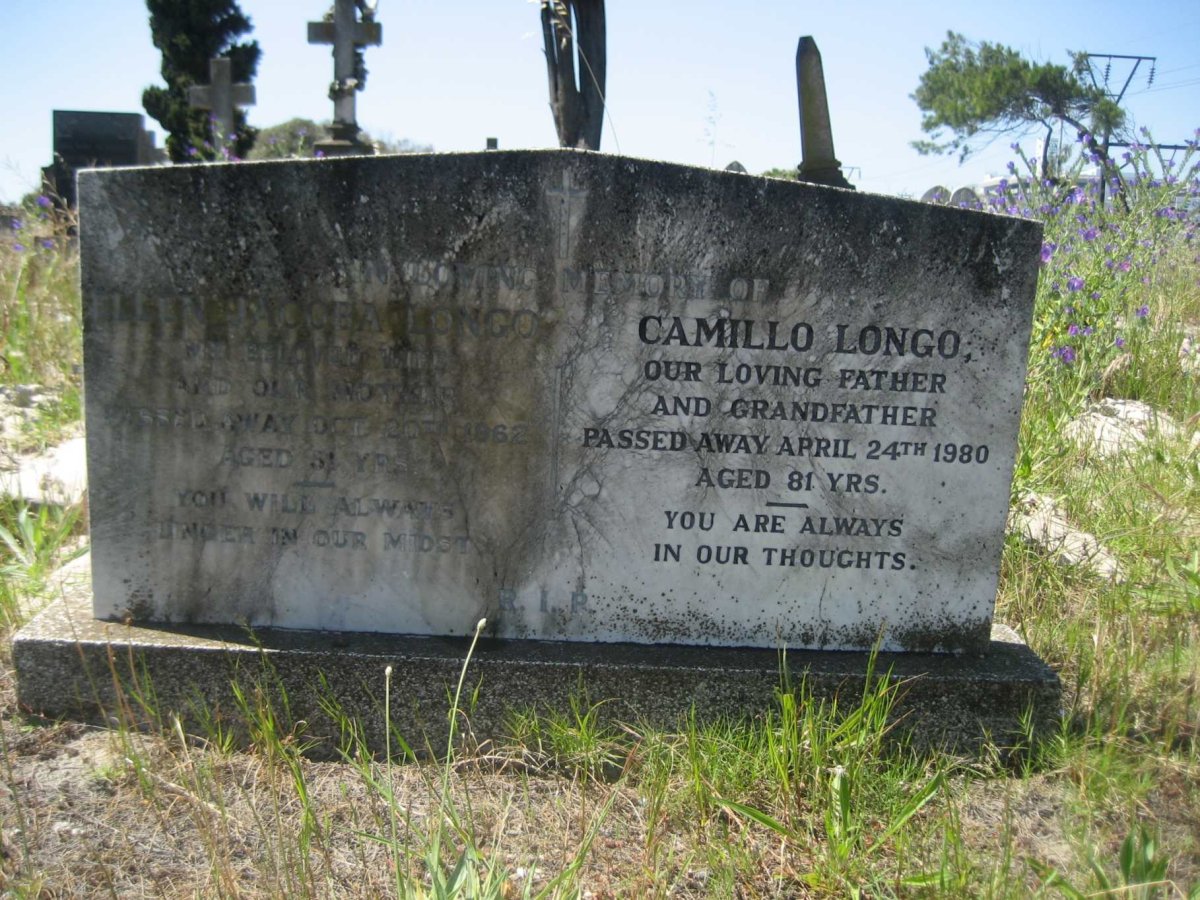 LONGO Camillo -1980 &amp; Ellen Jacoba -1962