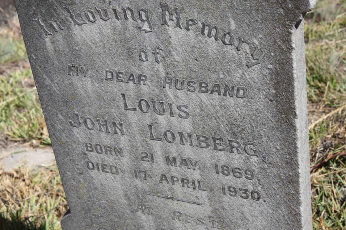 LOMBERG Louis John 1869-1930