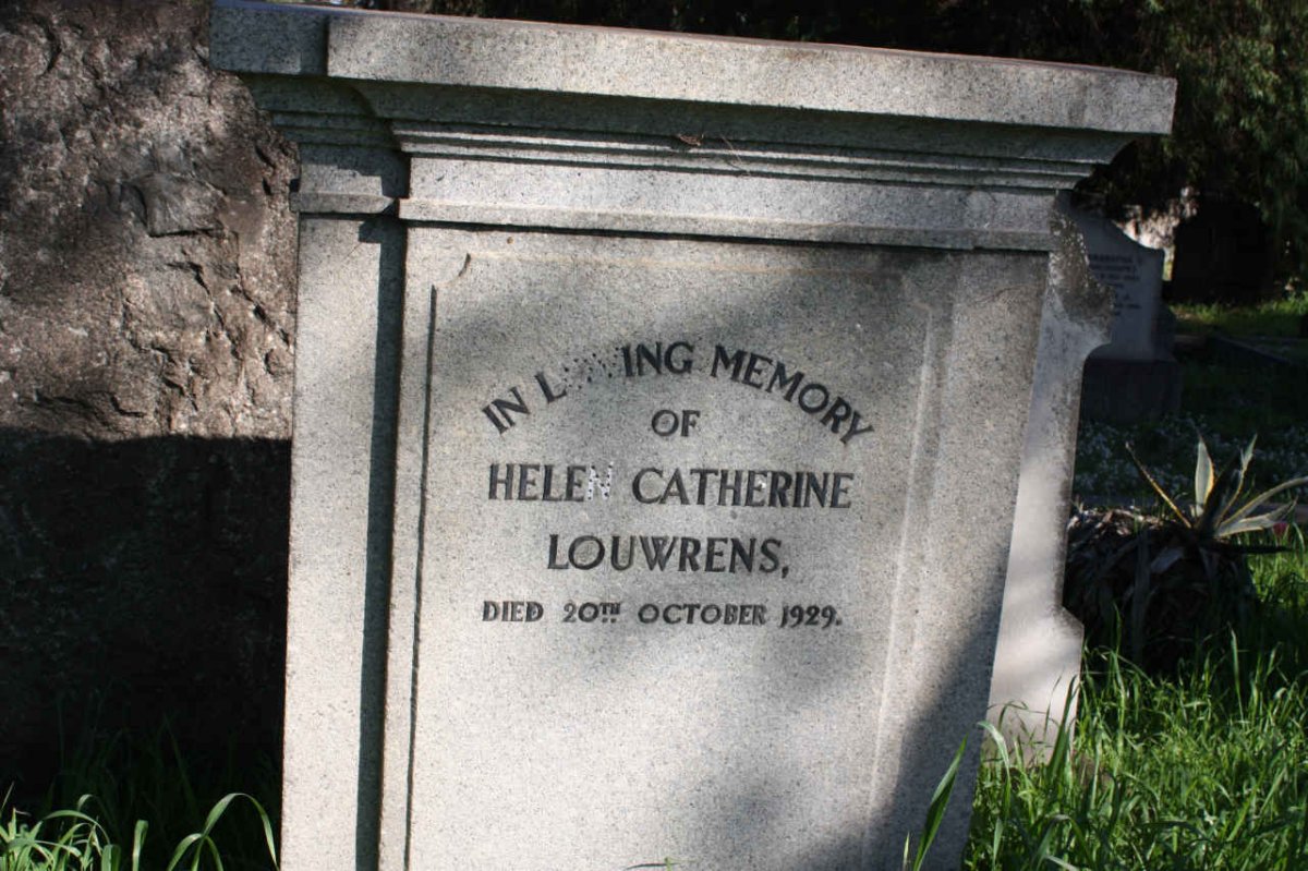 LOUWRENS Helen Catherine -1929