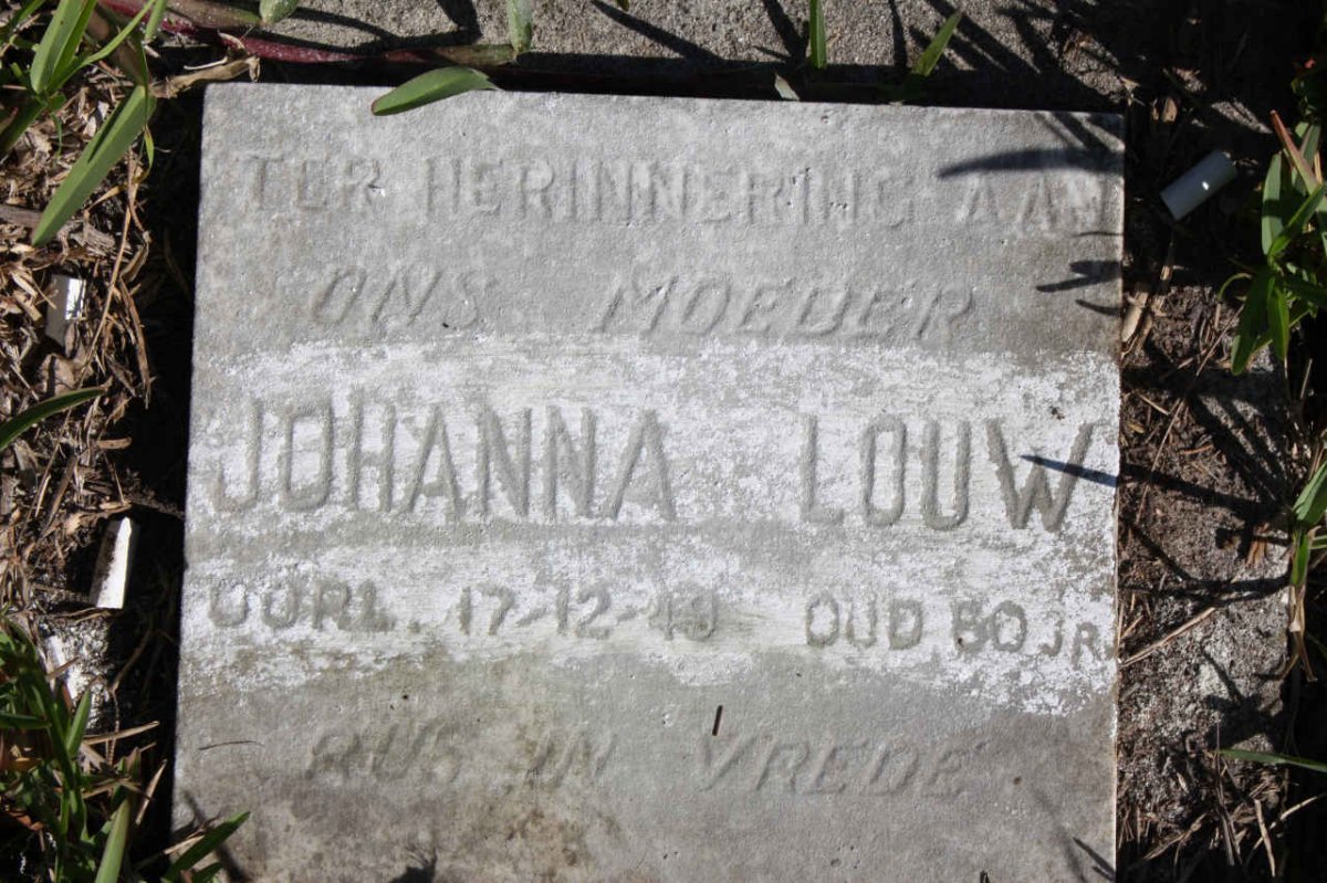 LOUW Johanna -1949