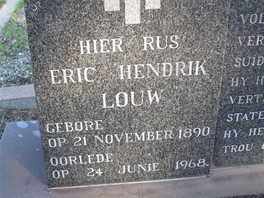 LOUW Eric Hendrik 1890-1968_2