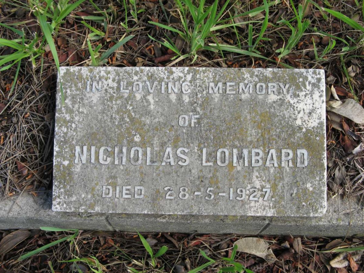 LOMBARD Nicholas -1927