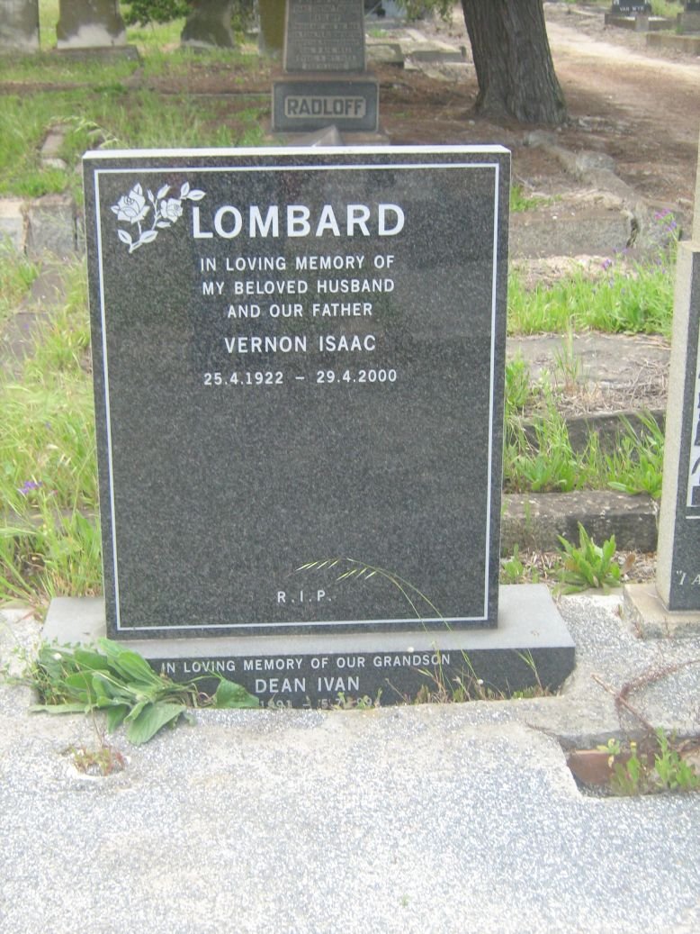 LOMBARD Vernon Isaac 1922-2000