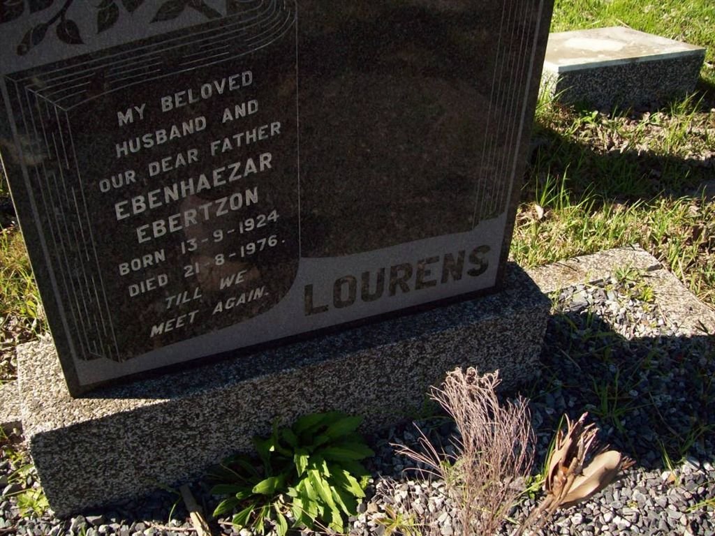 LOURENS Ebenhaezar Ebertzon 1924-1976