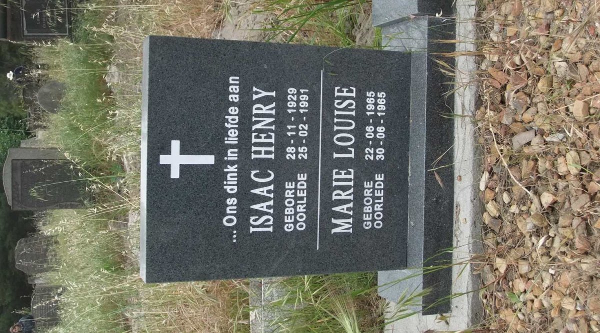 LUCAS Isaac Henry 1929-1991:: LUCAS Marie Louise 1965-1965