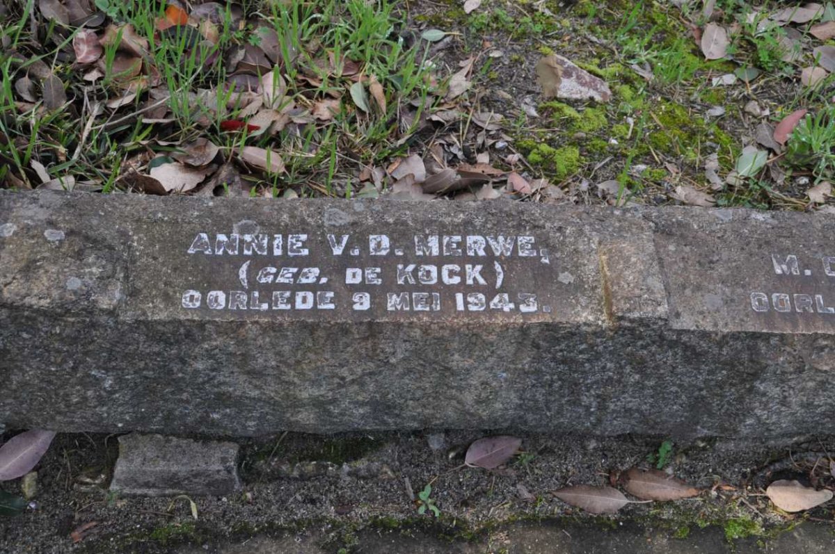 MERWE Annie, v.d. nee DE KOCK -1943