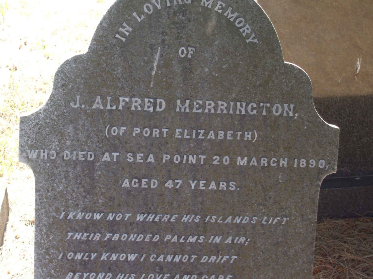 MERRINGTON J. Alfred -1890