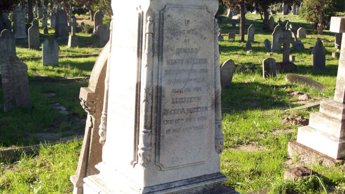 MELLISH Edward Henry -1913 &amp; Elizabeth Jacoba -1920