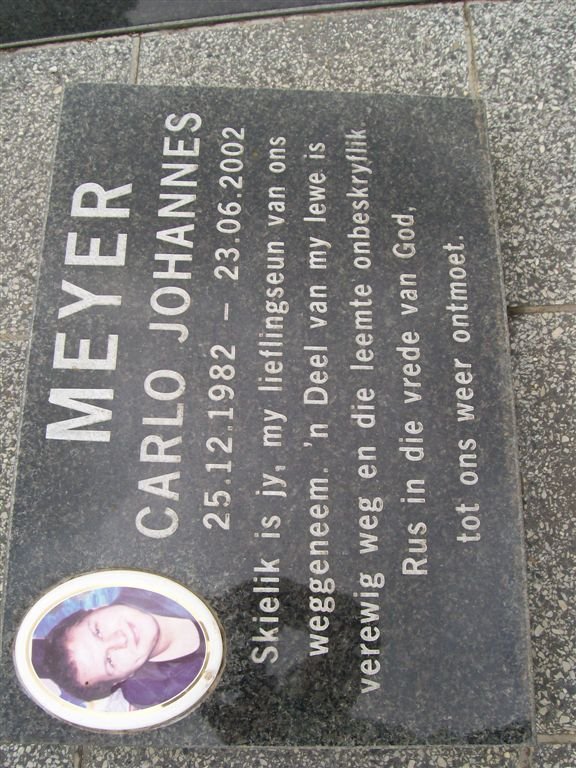 MEYER Carlo Johannes 1982-2002
