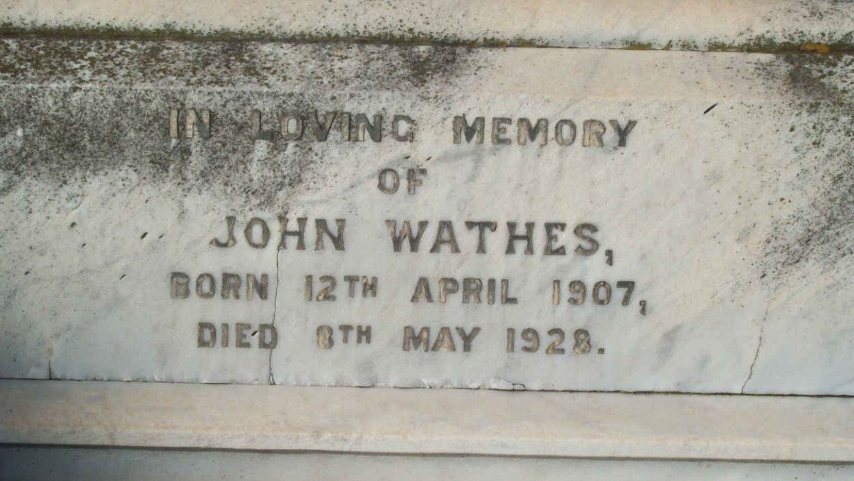 WATHES John 1907-1928