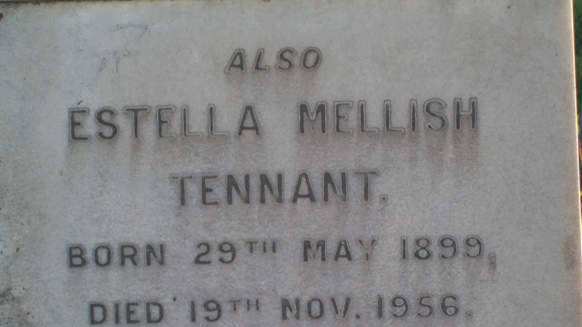 TENNANT Estella Mellish 1899-1956