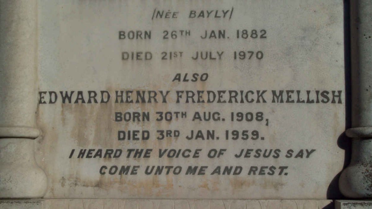 MELLISH Edward Henry Frederick 1908-1908