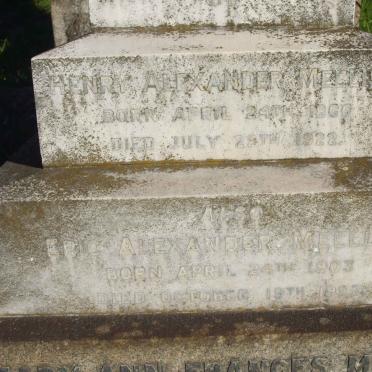 MELLISH Henry Alexander 1866-1922 :: MELLISH Eric Alexander 1903-1922
