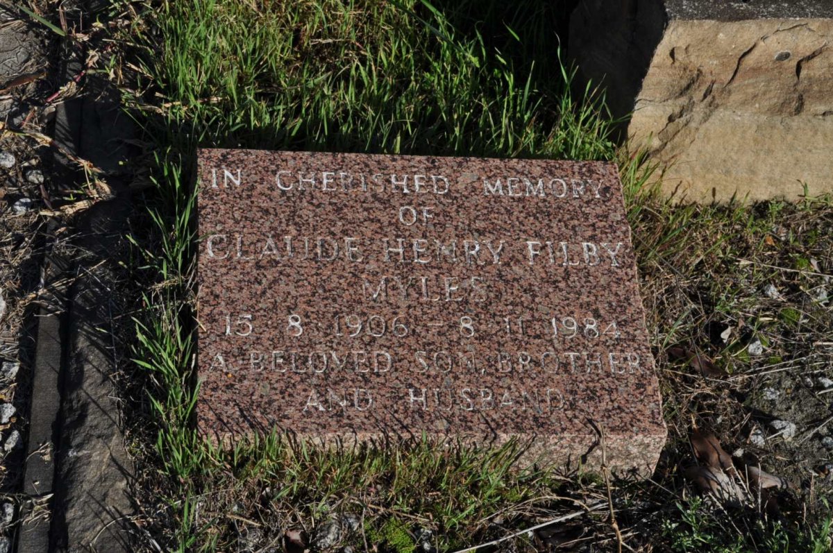 MYLES Claude Henry Filby 1906-1984