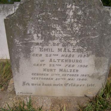 MALZER Albin 1878-1901
