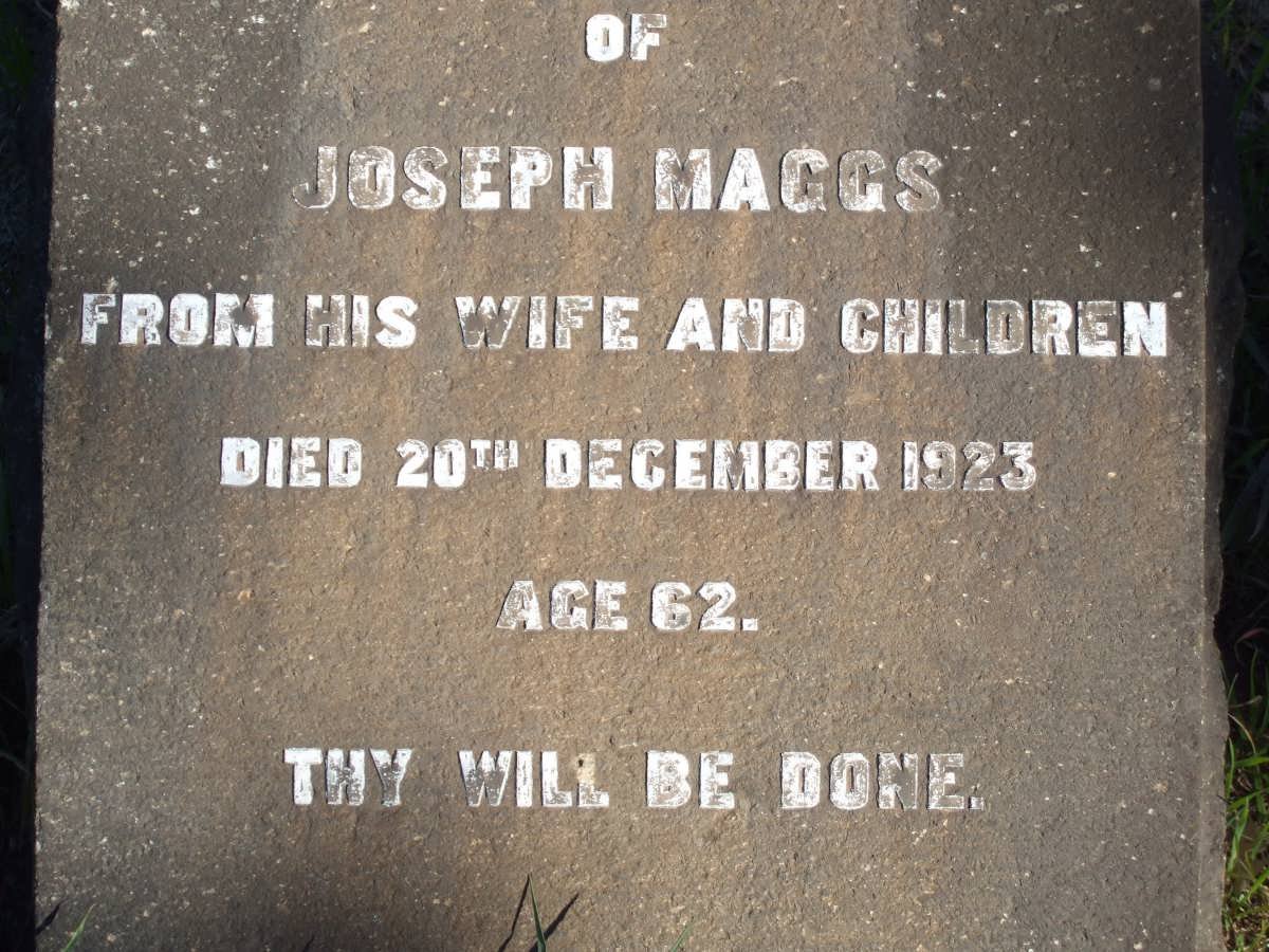 MAGGS Joseph -1923