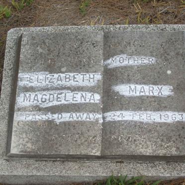 MARX Elizabeth Magdalena -1963