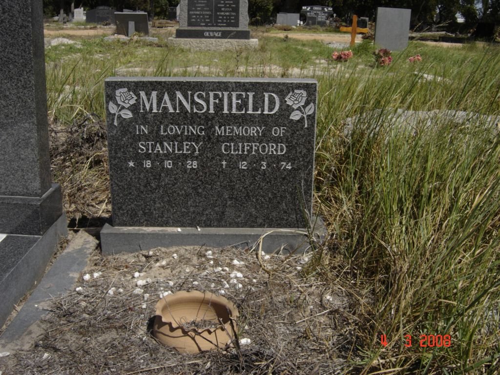 MANSFIELD Stanley Clifford 1928-1974