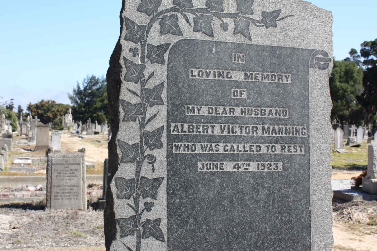 MANNING Albert Victor -1923