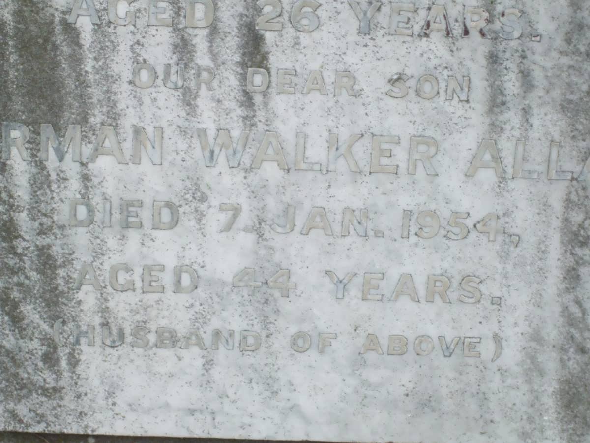 ALLAN Norman Walker -1954