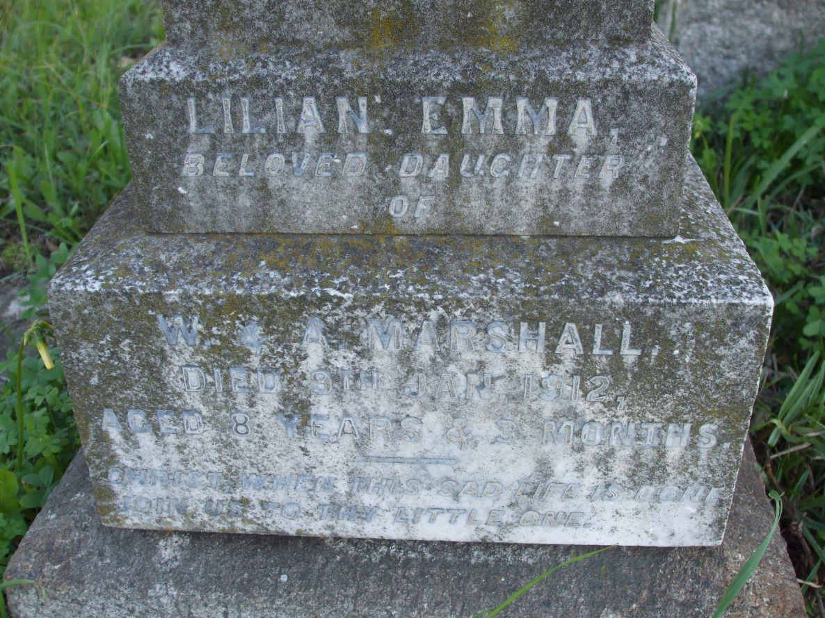 MARSHALL Lilian Emma -1912