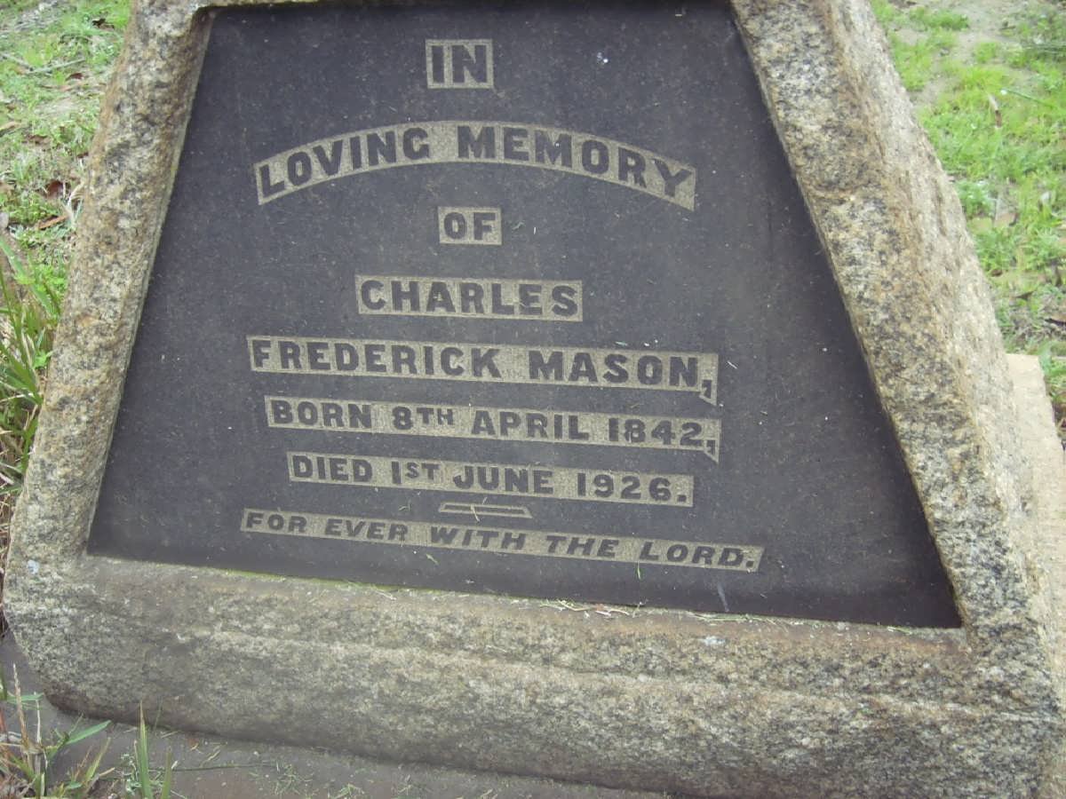 MASON Charles Frederick 1842-1926