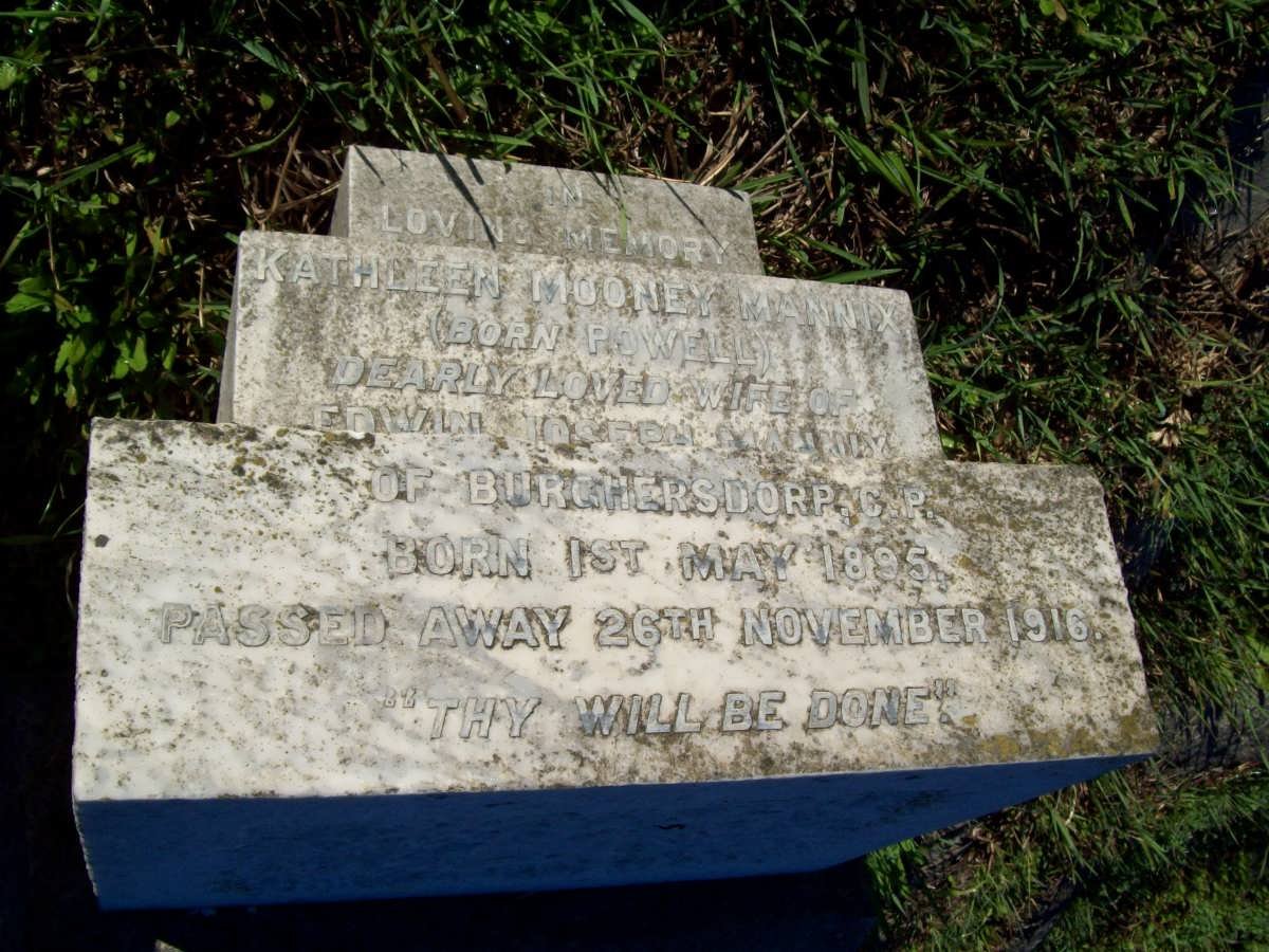 MANNIX Kathleen Mooney nee POWELL 1895-1916