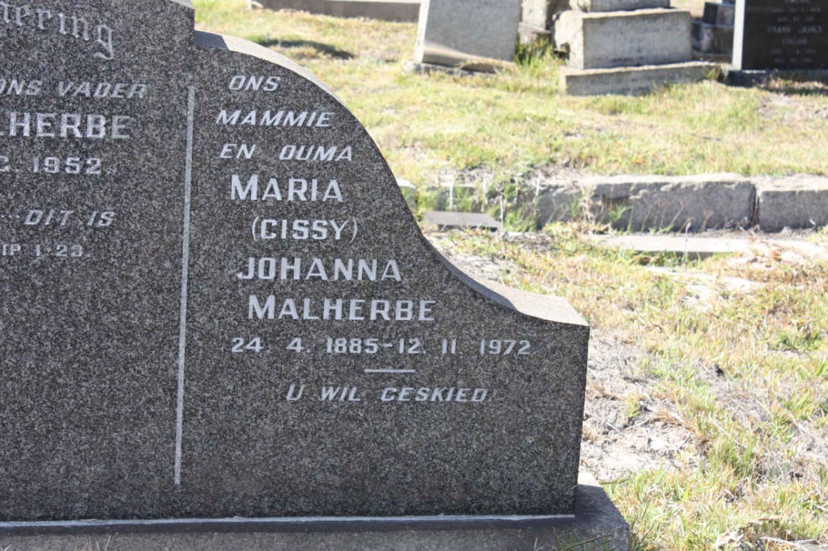 MALHERBE Maria Johanna 1885-1972