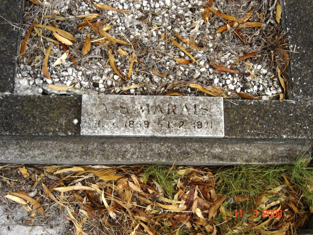 MARAIS A.S. 18?9-1971