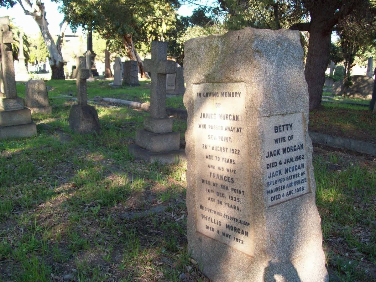 MORGAN Jack -1988 &amp; Betty -1962