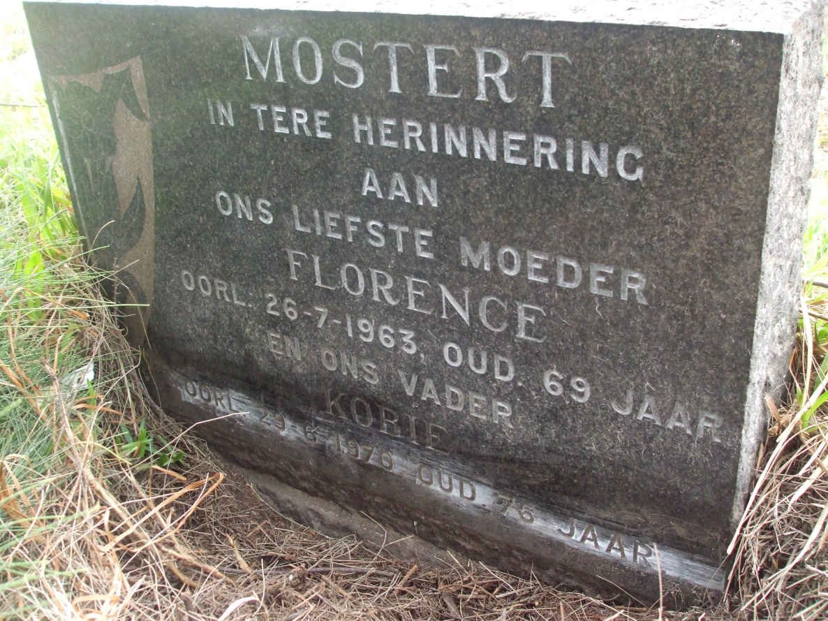 MOSTERT Korie -1970 &amp; Florence -1963