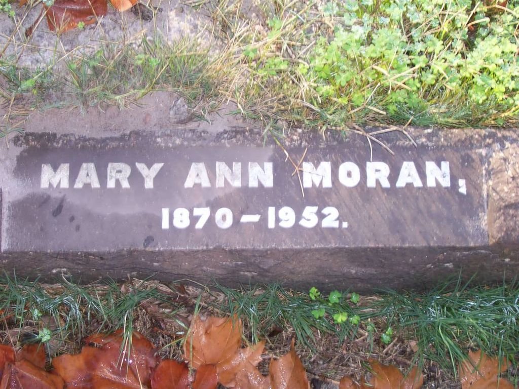 MORAN Mary Ann 1870-1952