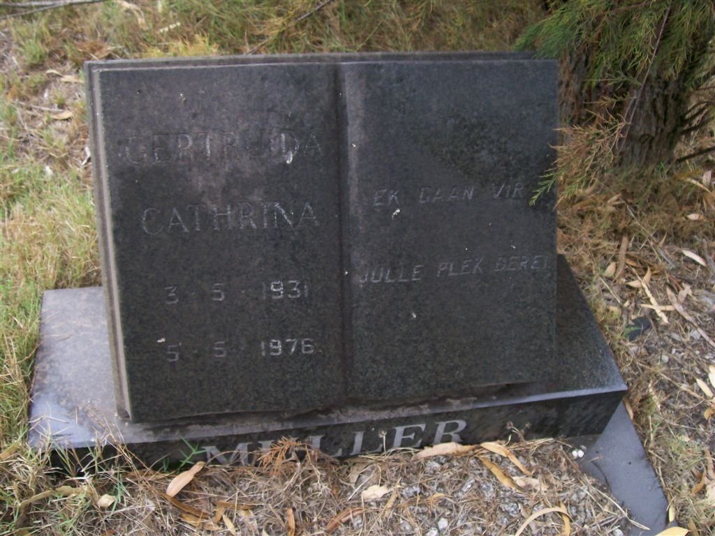 MULLER Gertruida Cathrina 1931-1976