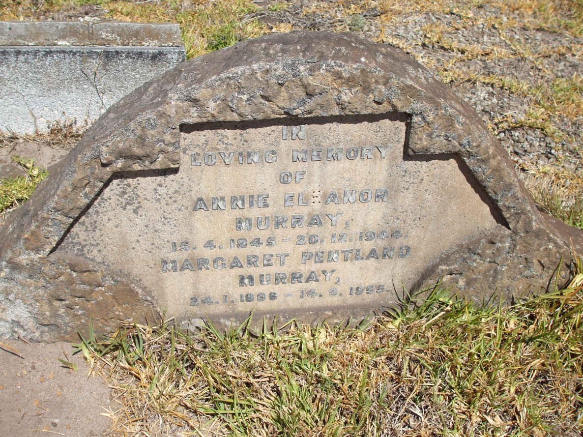 MURRAY Annie Eleanor 1845-1944 :: MURRAY Margaret Pentland 1886-1955