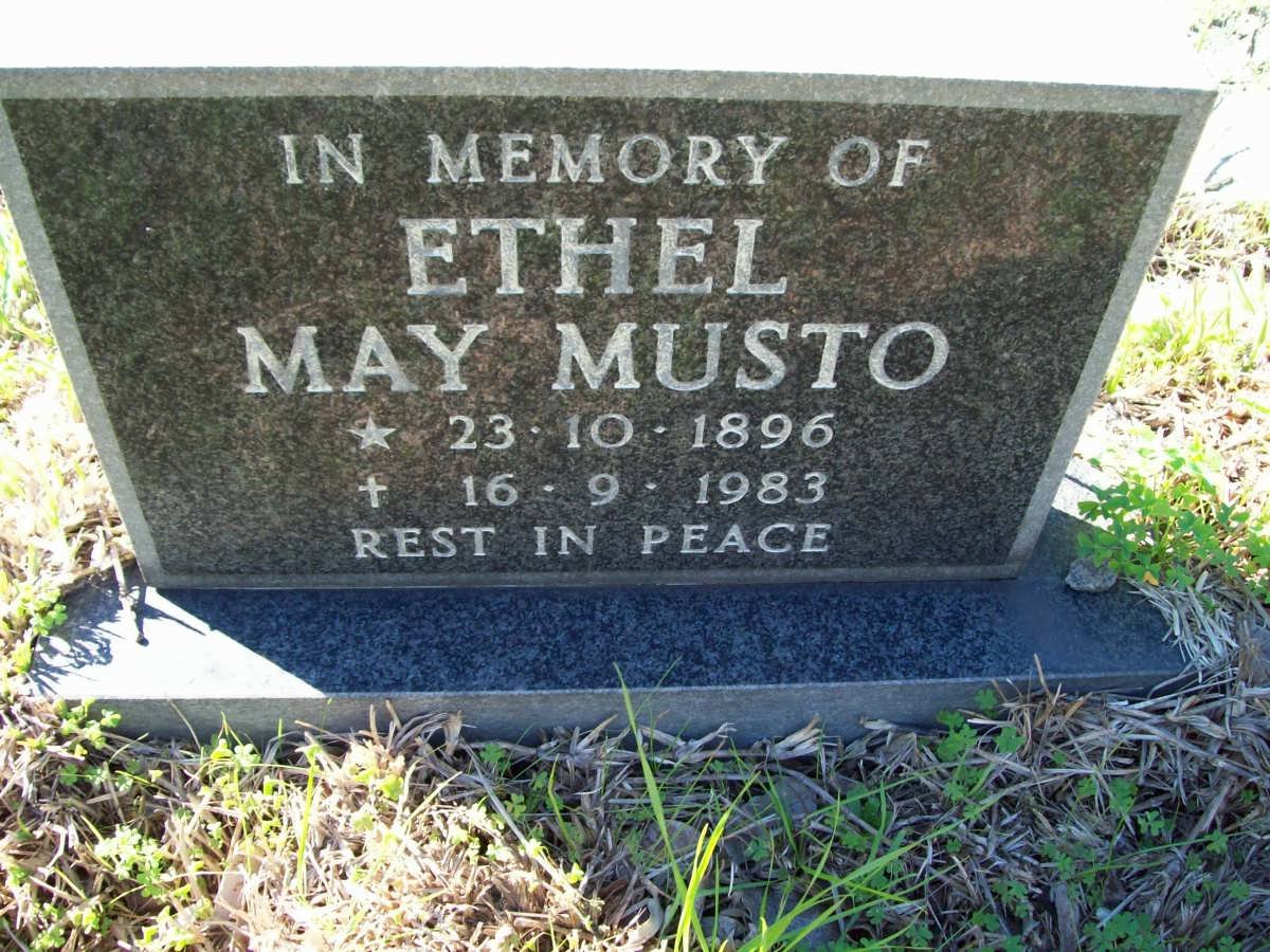 MUSTO Ethel May 1896-1983