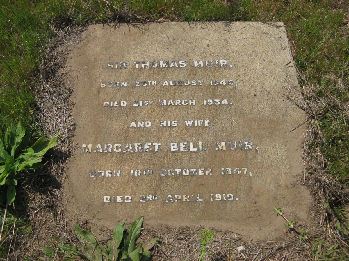 MUIR Thomas 1844-1934 &amp; Margaret Bell 1847-1919