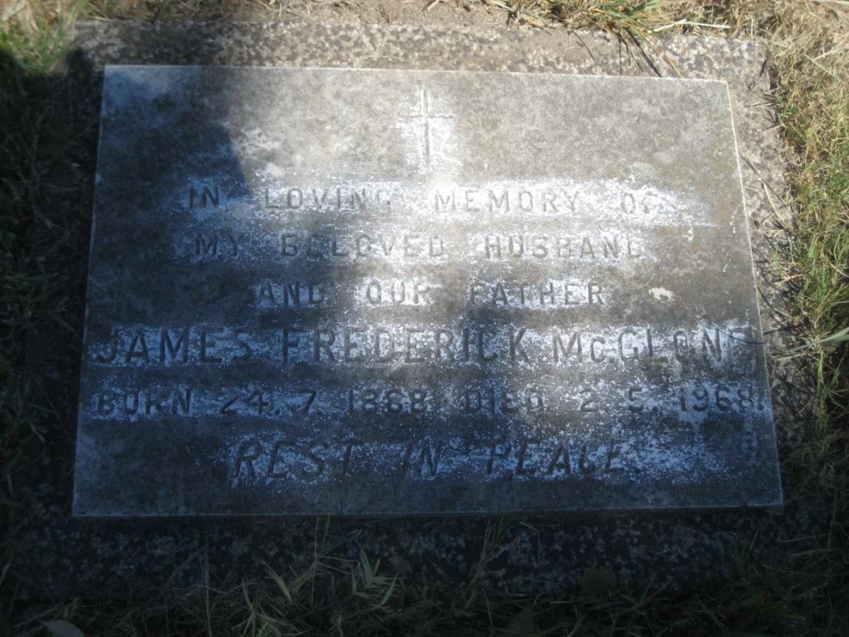 McGLONE James Frederick 1888-1968