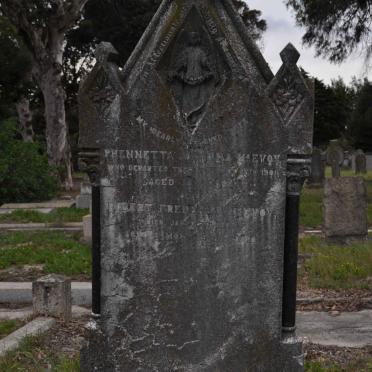 McEVOY Phennetta Johanna -1901 :: McEVOY Robert Frederick